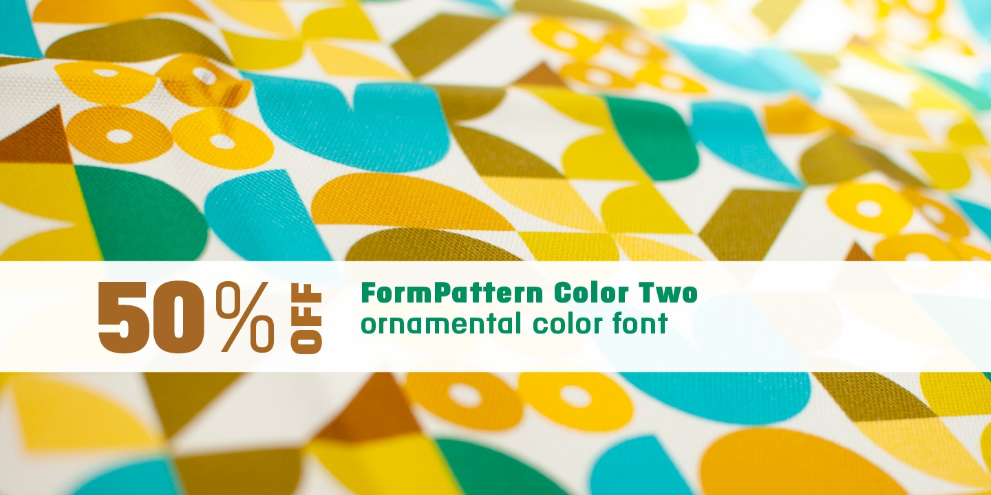 Przykład czcionki FormPattern Color Two Primary